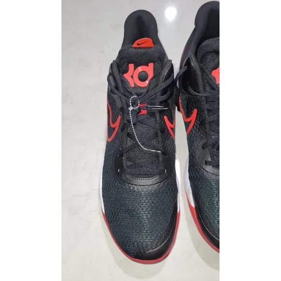 Nike KD Trey 5 IX Basketball Shoes Black/Red/White CW3400 001 Men's Size 18 NEW