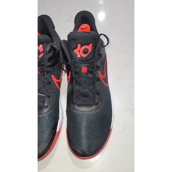 Nike KD Trey 5 IX Basketball Shoes Black/Red/White CW3400 001 Men's Size 18 NEW
