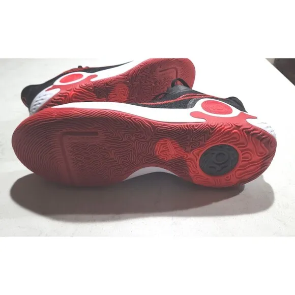 Nike KD Trey 5 IX Basketball Shoes Black/Red/White CW3400 001 Men's Size 18 NEW