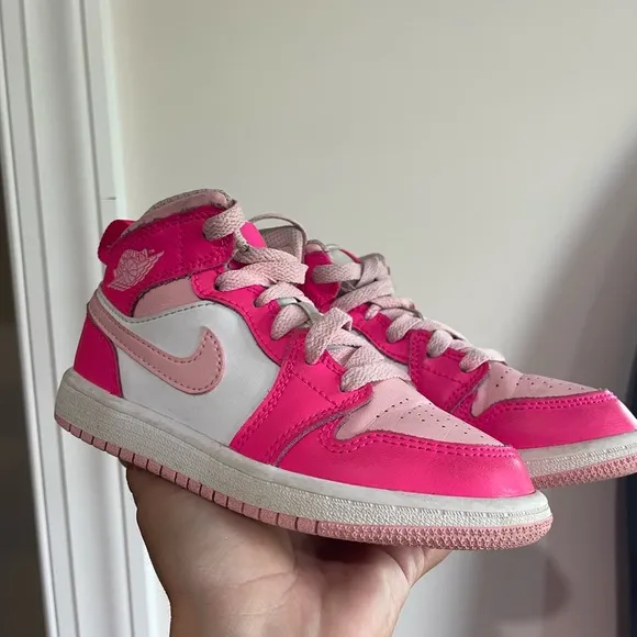Nike Kids' Air Jordan 1 Mid PS - Fierce Pink