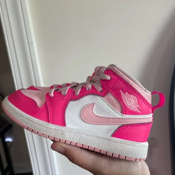 Nike Kids' Air Jordan 1 Mid PS - Fierce Pink