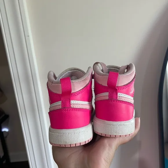 Nike Kids' Air Jordan 1 Mid PS - Fierce Pink