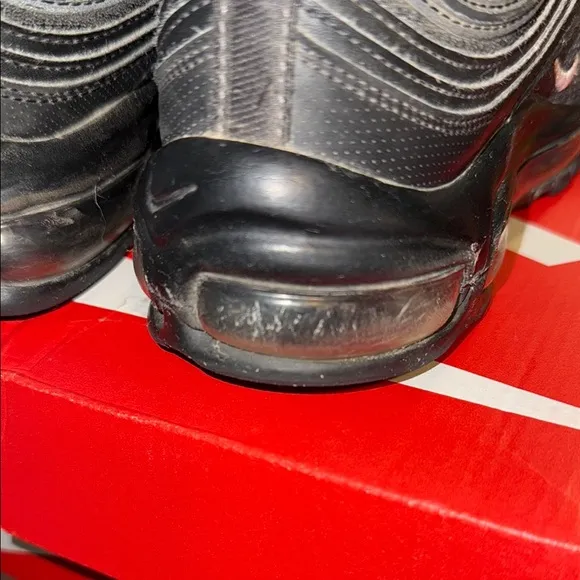Nike kids Black Air Max 97 (GS) Shoes