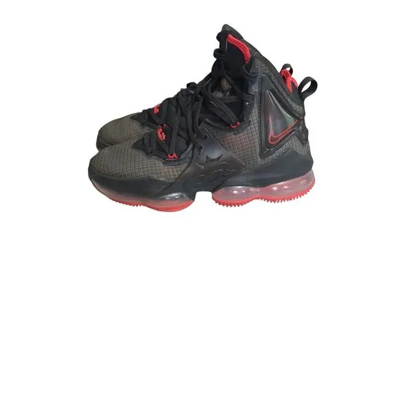 Nike LeBron XIX 19 Black Red CZ0203-001 Men’s Size 6