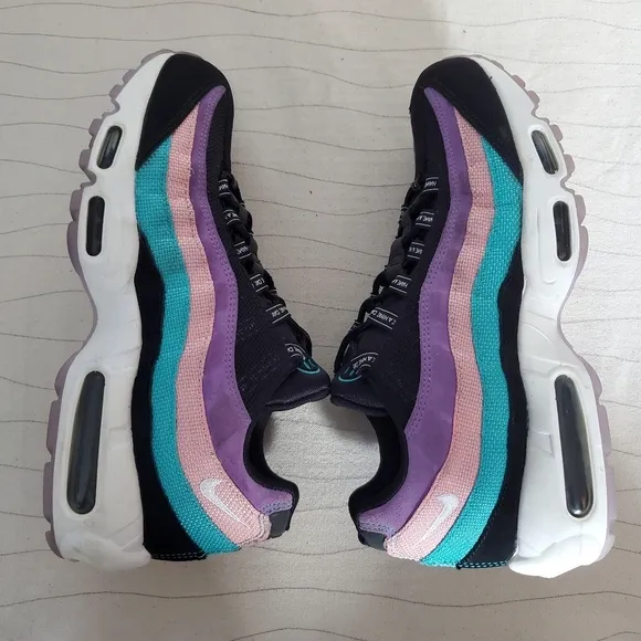 Nike Mens Air Max 95 Have A Nike Day Multicolor Shoes Sneakers BQ9131-001 Sz 8.5