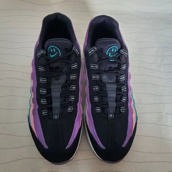 Nike Mens Air Max 95 Have A Nike Day Multicolor Shoes Sneakers BQ9131-001 Sz 8.5
