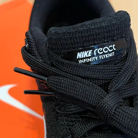Nike Men's React Infinity Run Flyknit 2 Running Shoes Black