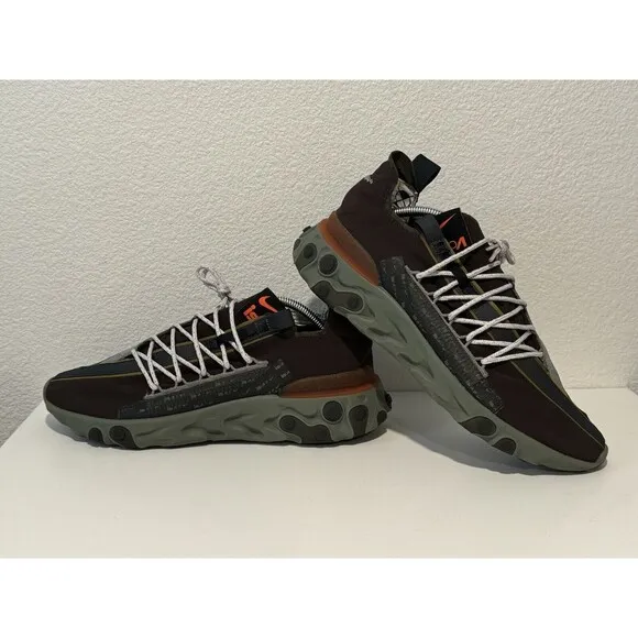 Nike Mens React WR ISPA Shoes Sz 11.5 Velvet Brown Terra 87 Sneakers AR8555-200