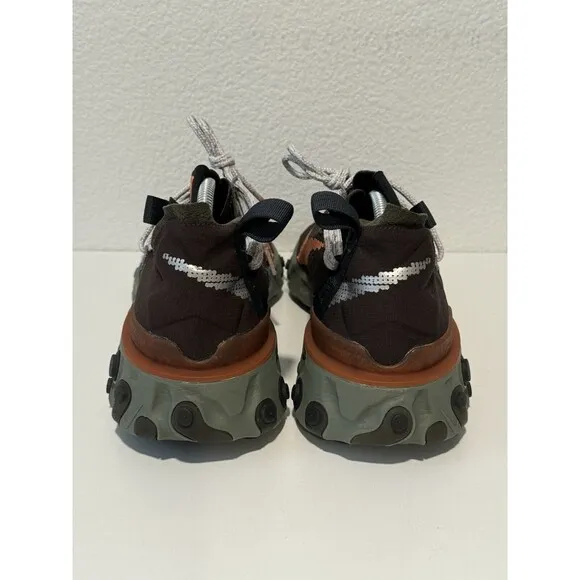 Nike Mens React WR ISPA Shoes Sz 11.5 Velvet Brown Terra 87 Sneakers AR8555-200