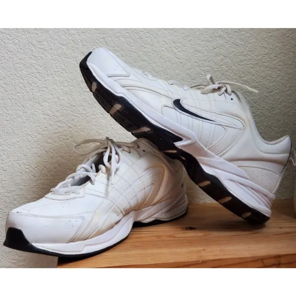 Nike Mens T Lite VIII 386769-141 White Casual Dad Grandpa Shoes Sneakers Size 14