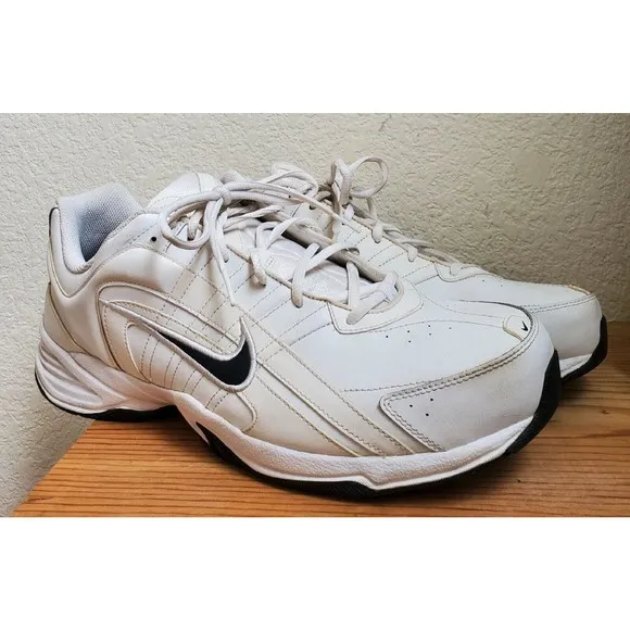 Nike Mens T Lite VIII 386769-141 White Casual Dad Grandpa Shoes Sneakers Size 14