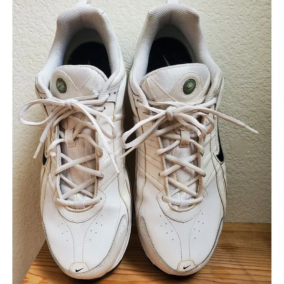 Nike Mens T Lite VIII 386769-141 White Casual Dad Grandpa Shoes Sneakers Size 14