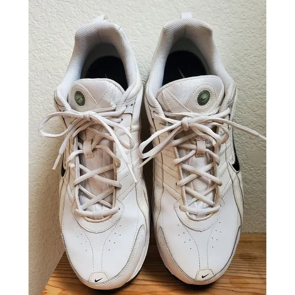 Nike Mens T Lite VIII 386769-141 White Casual Dad Grandpa Shoes Sneakers Size 14