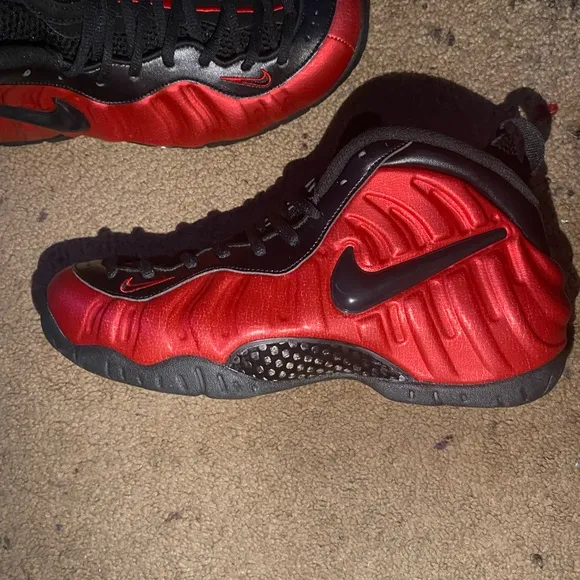 Nike Red and Black Athletic Shoes