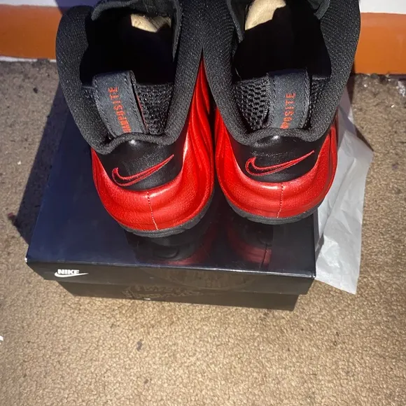 Nike Red and Black Athletic Shoes