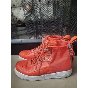 Nike SF Air Force 1 NEW! Mid 917753-800 Orange Basketball Shoes Sneakers…