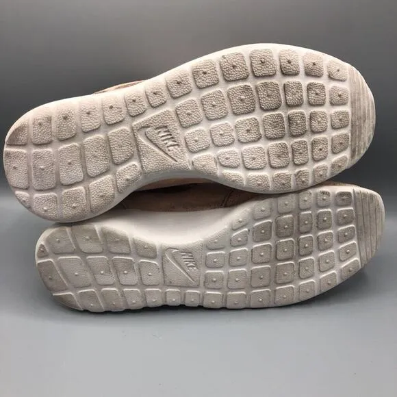 Nike Shoes Womens 9 Roshe One Running Pink White 833928-900 Low Top Lace Up