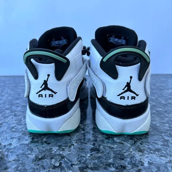 Nike Shoes Youth 5 Air Jordan Rings Tropical Twist GS 323419-115 White Black.