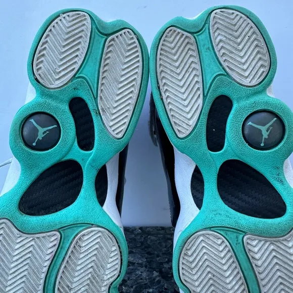 Nike Shoes Youth 5 Air Jordan Rings Tropical Twist GS 323419-115 White Black.