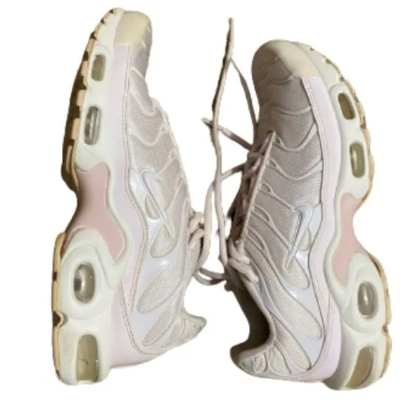 NIKE Tn AIR Rare Find PALE PINK SNEAKERS w/ New Insoles Collectible Women’s 7.5