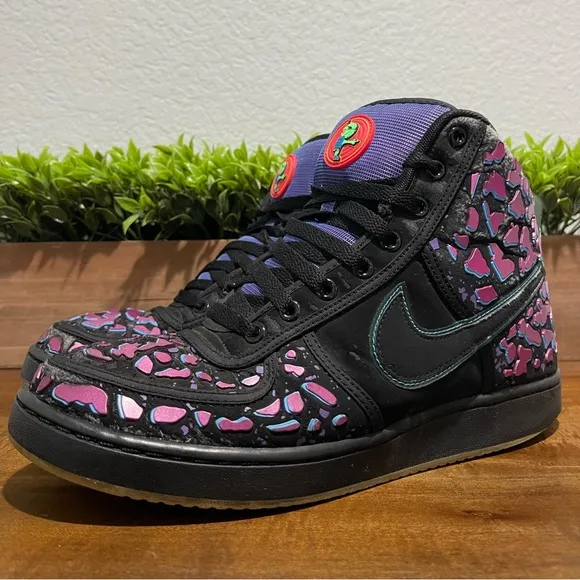 Nike Vandal High Premium “Area 72” Black/Purple 597988-001 Men’s Size 8.5