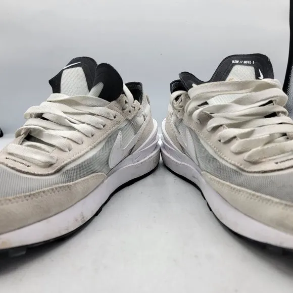 Nike Waffle One Mens Size 7 White Low Top Lace Up Running Shoes DA7995-100