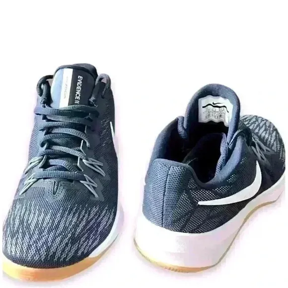 Nike Zoom Evidence II Men's Basketball Shoes Blue Size US 5