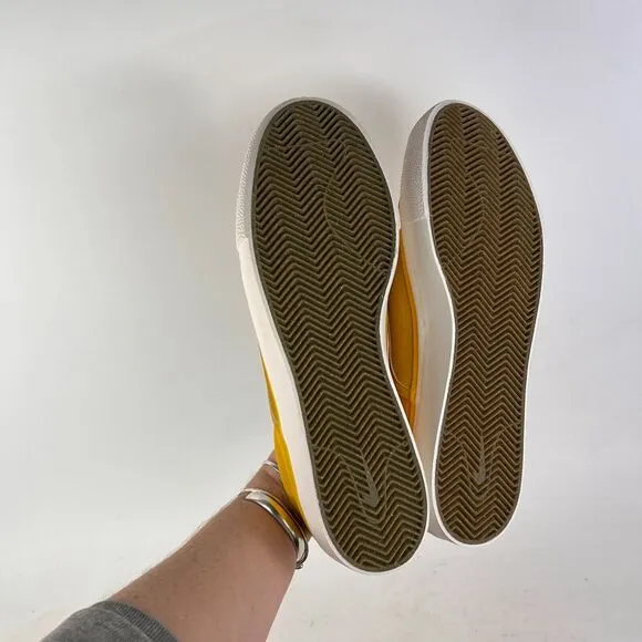 Nike Zoom Verona Slip on premium SB men’s size 10.5 yellow white athletic shoes
