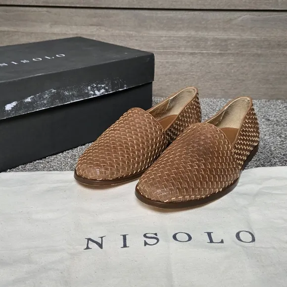 Nisolo Men's Alejandro Woven Slip On NEW size 11.5