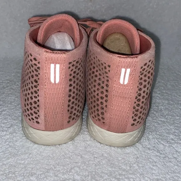 NOBULL Rose Suede Mid Trainers Women's Size 7 Pink Training Shoes