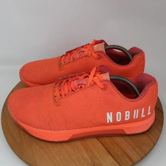 Nobull Shoes Men 11 Outwork Edge Sneaker Neon Coral Gym Crossfit Workout Comfort
