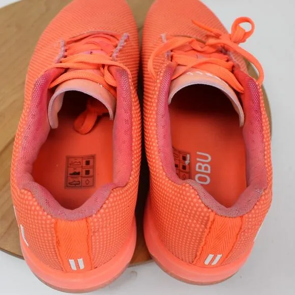 Nobull Shoes Men 11 Outwork Edge Sneaker Neon Coral Gym Crossfit Workout Comfort
