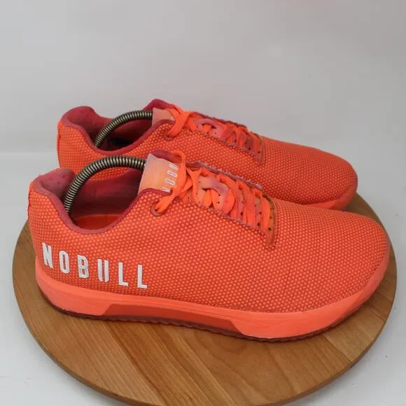 Nobull Shoes Men 11 Outwork Edge Sneaker Neon Coral Gym Crossfit Workout Comfort