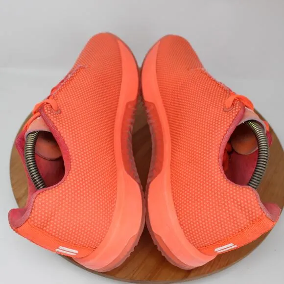 Nobull Shoes Men 11 Outwork Edge Sneaker Neon Coral Gym Crossfit Workout Comfort