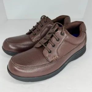 Nunn Bush Mens 85694-247 Brown Leather Comfort Gel Oxford Size 11 M Dress Shoes