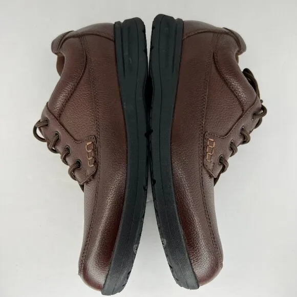 Nunn Bush Mens 85694-247 Brown Leather Comfort Gel Oxford Size 11 M Dress Shoes