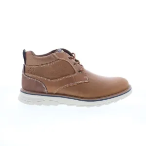 Nunn Bush Mens Luxor Plain Toe Chukka Brown Boots (NWT)