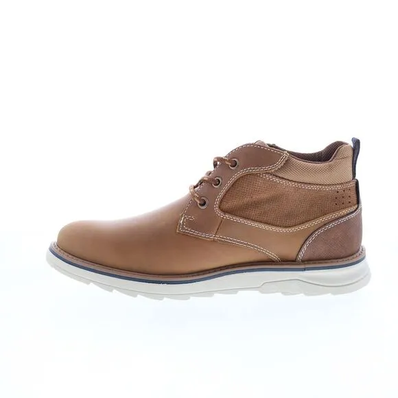 Nunn Bush Mens Luxor Plain Toe Chukka Brown Boots (NWT)