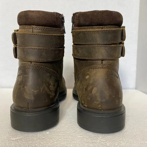 NWOT Aldo Jokubas Genuine Leather Lace Up Boots Men's Size 8 Brown Waterproof