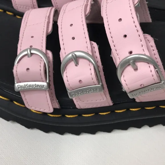 NWOT Dr. Martens Blaire Pink Slide Sandals
