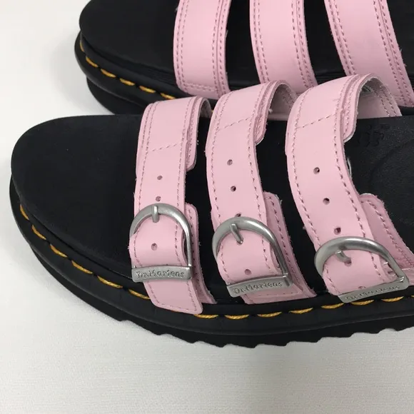 NWOT Dr. Martens Blaire Pink Slide Sandals