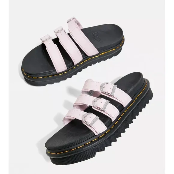 NWOT Dr. Martens Blaire Pink Slide Sandals