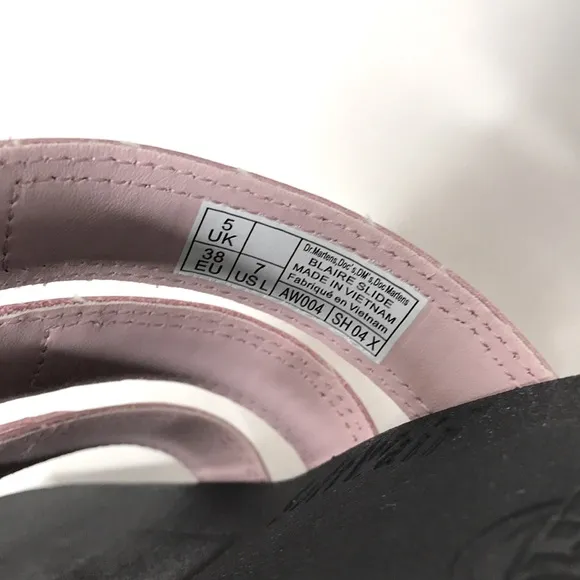 NWOT Dr. Martens Blaire Pink Slide Sandals