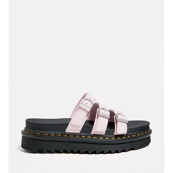 NWOT Dr. Martens Blaire Pink Slide Sandals