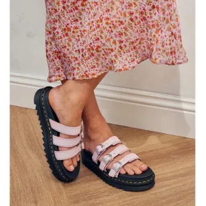 NWOT Dr. Martens Blaire Pink Slide Sandals