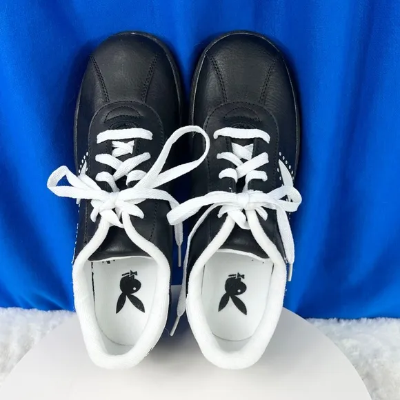 NWOT • RARE |•PLAYBOY🐰•| Black White Bunny Ear Logo Sneakers Women's Size 9