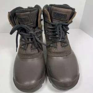 NWOT SOREL Boots Mens 10 Lined Lace Waterproof Winter Brown‎