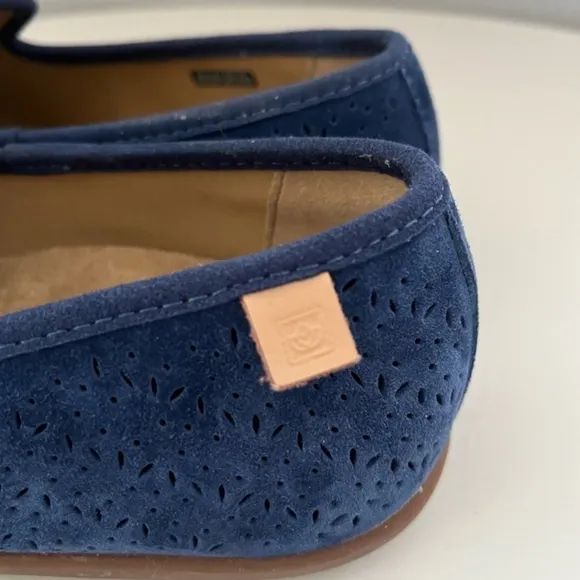 NWOT 💙 Spenco Bailey Orthotic Leather Flat in Peacock Blue