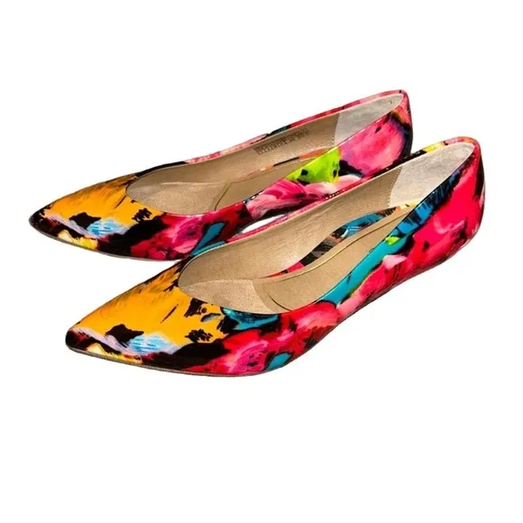 NWOT Vionic Kit Josie Women's Heels Arch Support floral patent leather Size 7