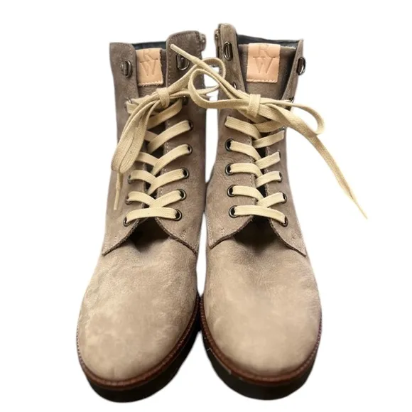 NWOT Women's Ron White Vandra Ankle Boots Tan Suede - Sz 9